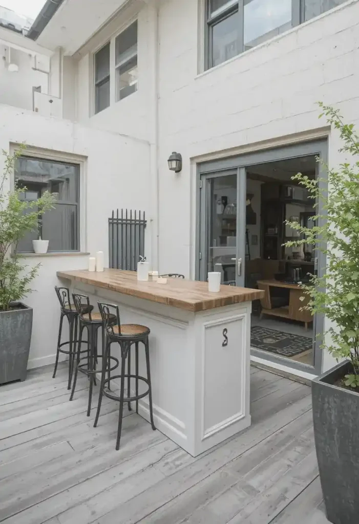Compact Bar Style Deck Setup
