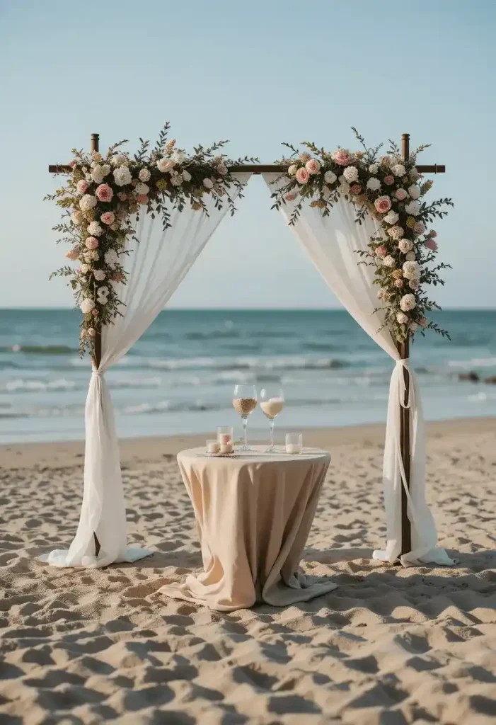 Minimal Sand Ceremony Design