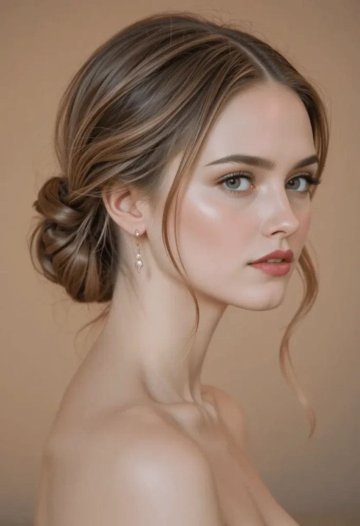 Low Twisted Chignon