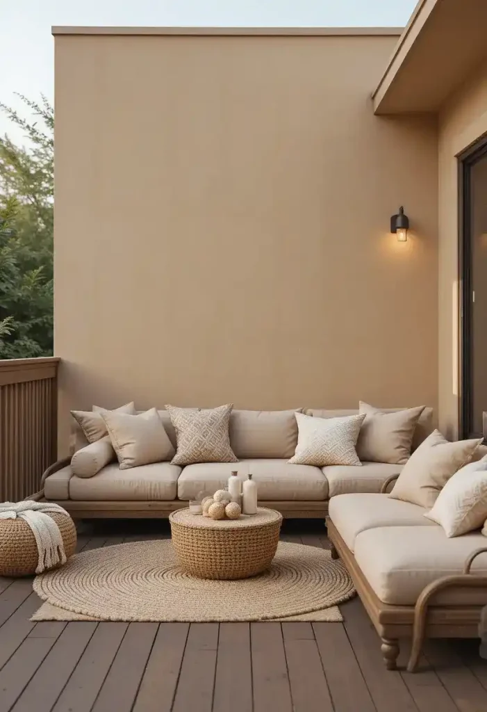 Soft Cushion Lounge Deck Area