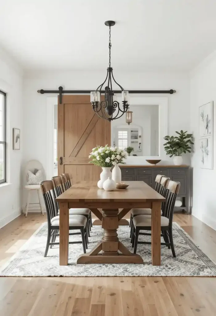 Sliding Barn Door Accent
