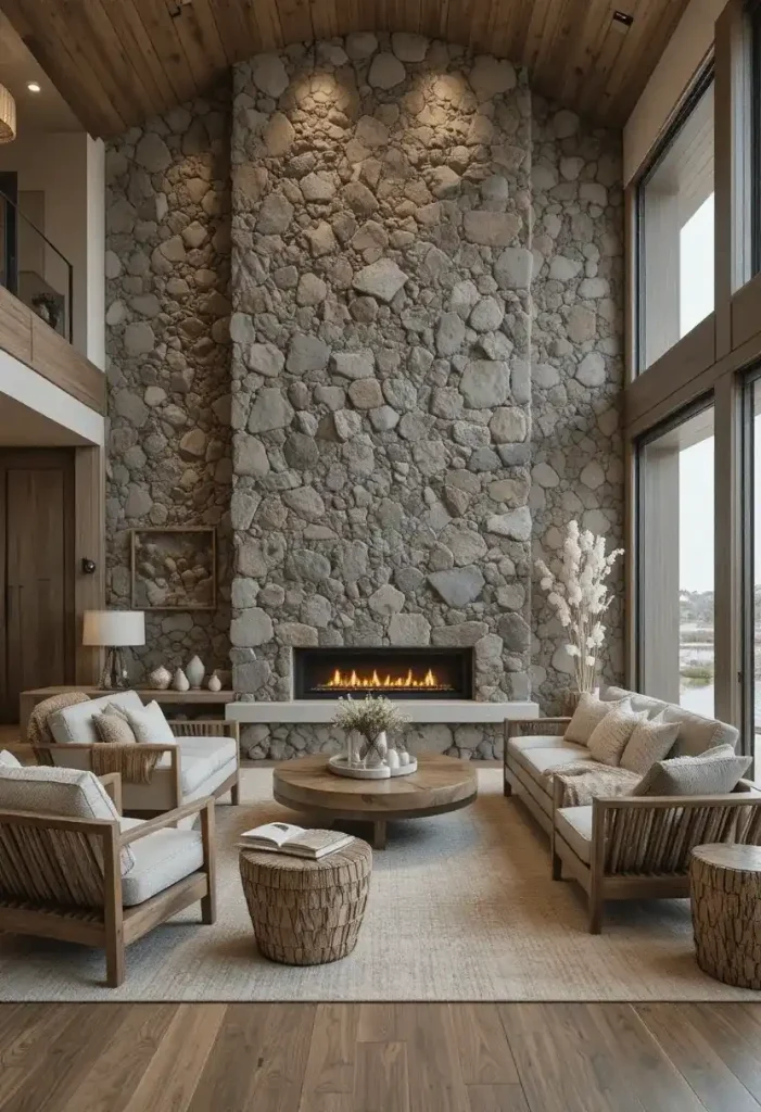 Stone and Natural Material Mix