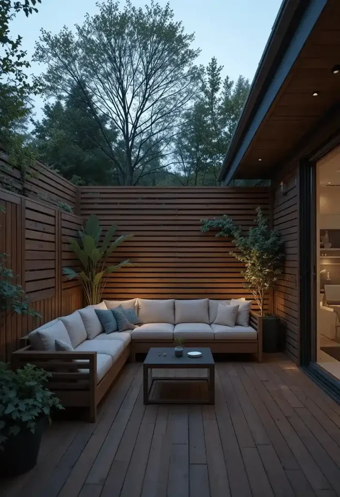Privacy Screen Deck Decor
