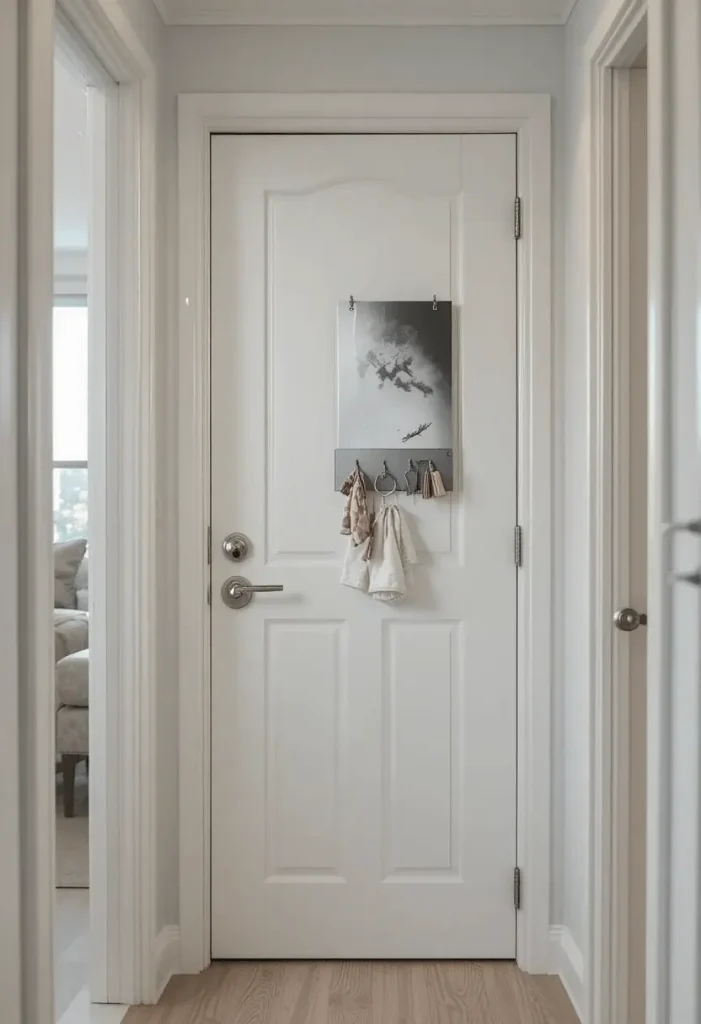 Compact Door-Mounted Key Holder