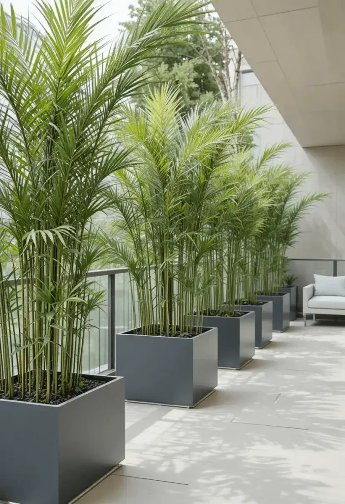 Tall Potted Plant Barrier