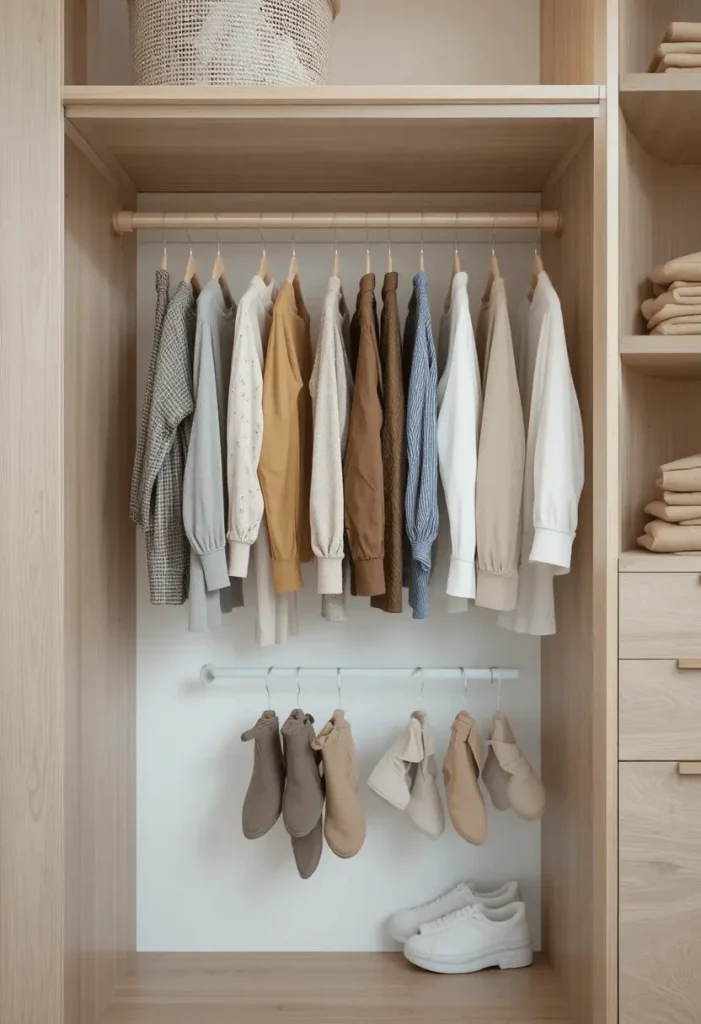Install Tension Rods for Extra Storage