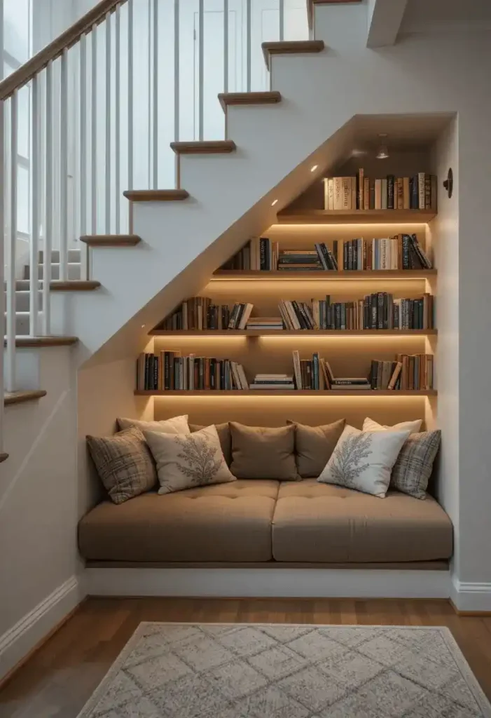 Under-Stair Book Nook