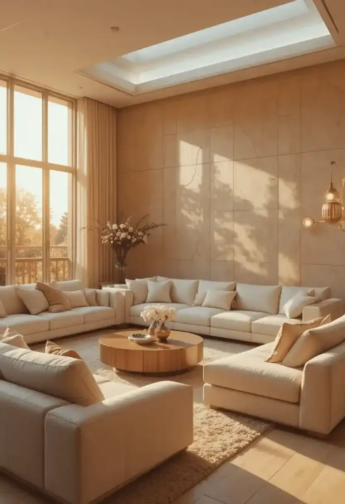 Open Courtyard Sunken Living Space