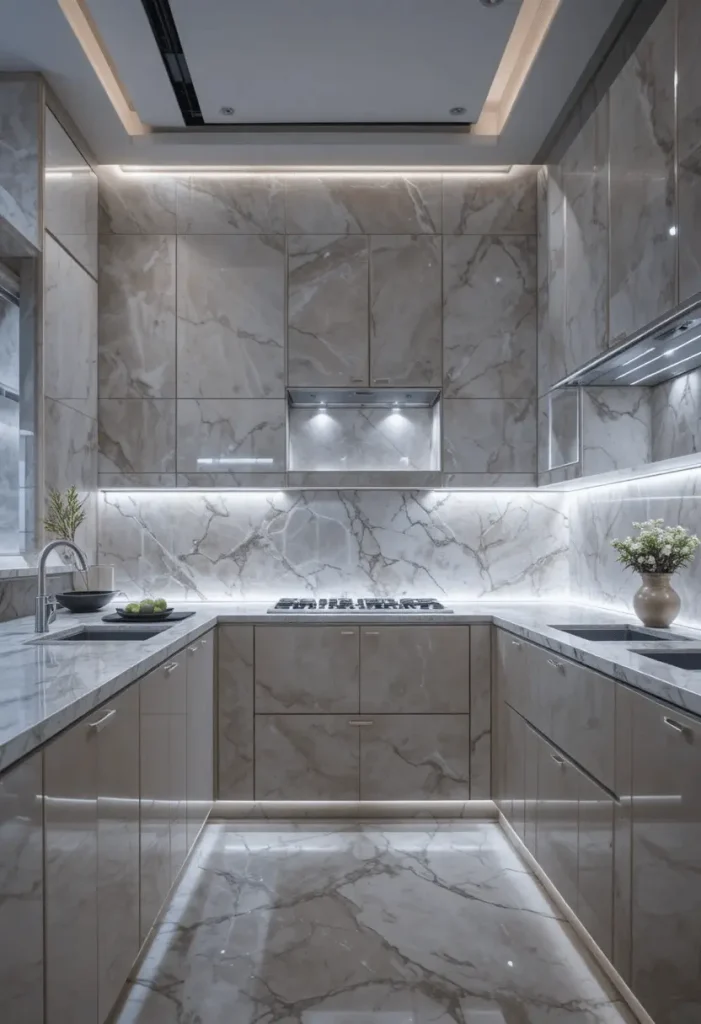 LED Backlit Backsplash (2026 Trend)