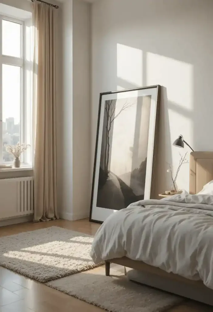 Full Art-Integrated Bedroom Concept (2026 Trend End)