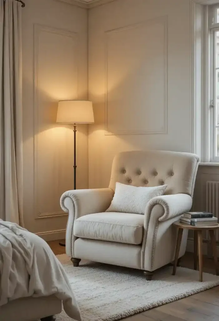Cozy Armchair Reading Corner