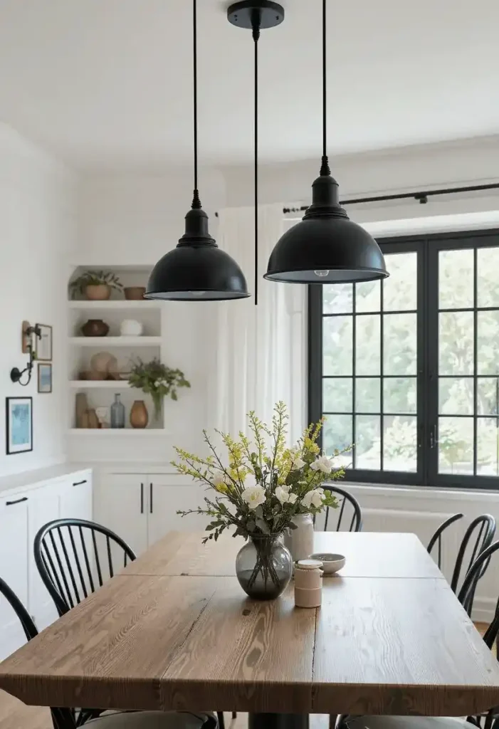 Black Metal Contrast Lighting