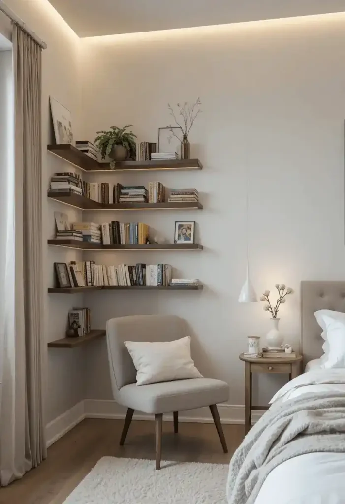 Floating Shelf Book Nook