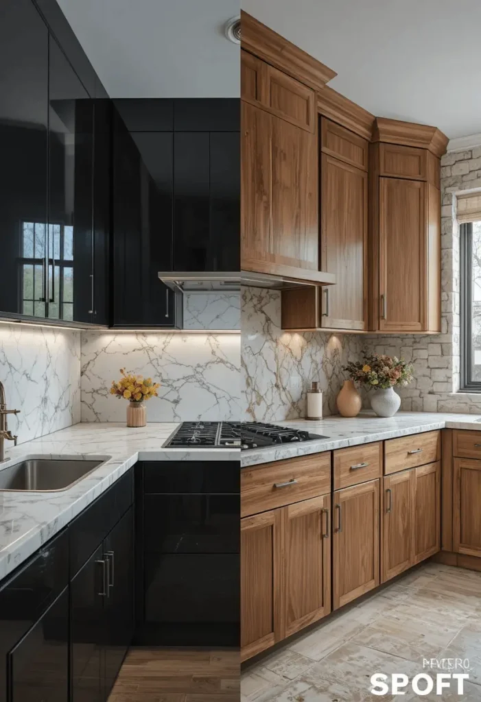 Glossy Finishes vs Matte & Raw Surfaces