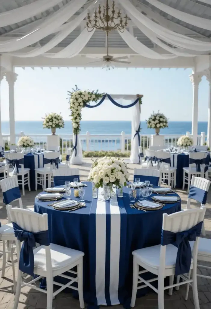 Nautical Blue and White Theme