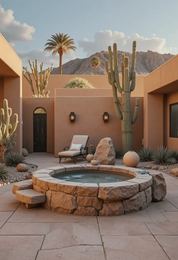 Tropical Garden Hot Tub Escape