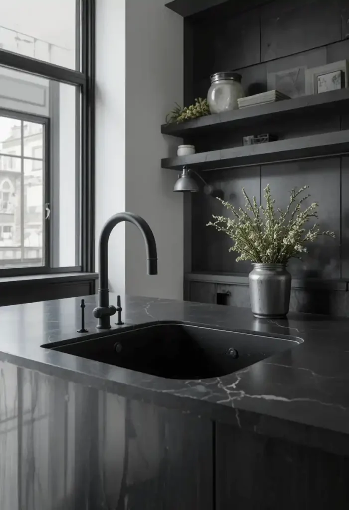 Matte Black Statement Sink