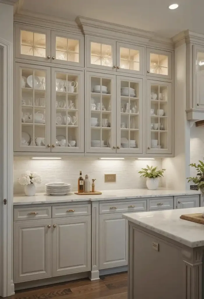 Glass Cabinet Elegant Display