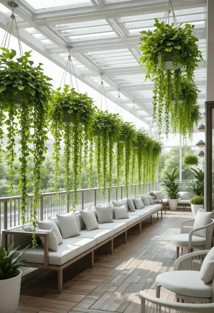 Hanging Planter Privacy Layer