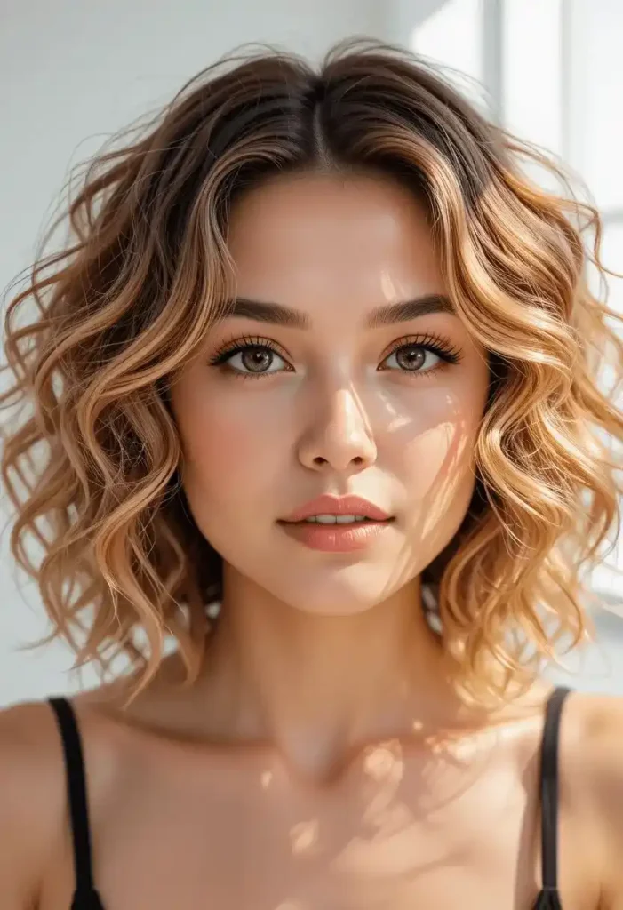 Golden Blonde Highlights