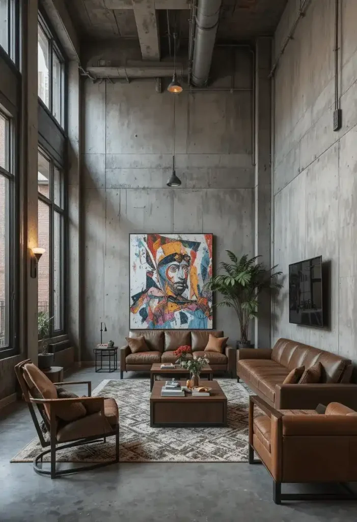 Boho Layered Sunken Living Room