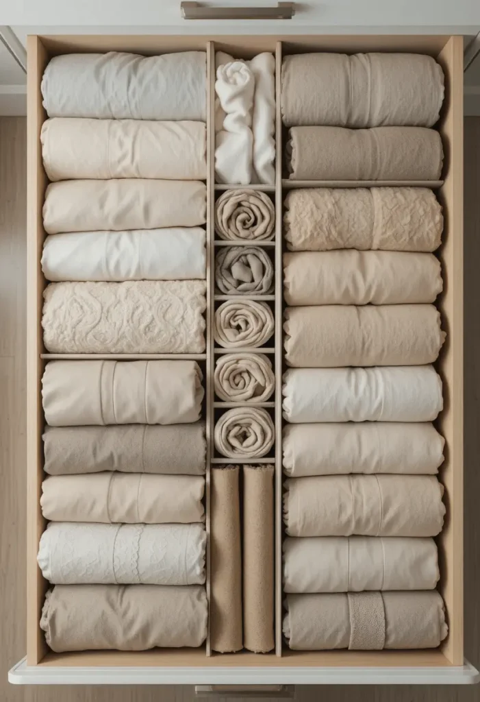 Use Drawer Organizers