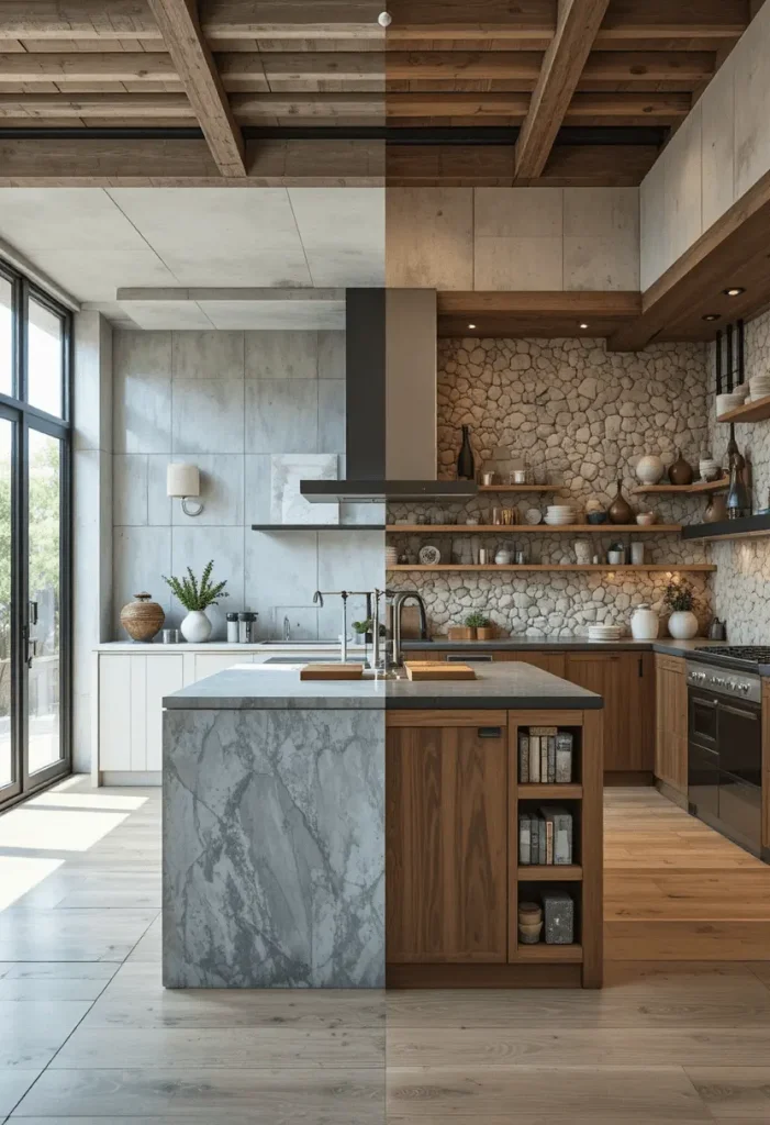 Modern Materials vs Natural Materials