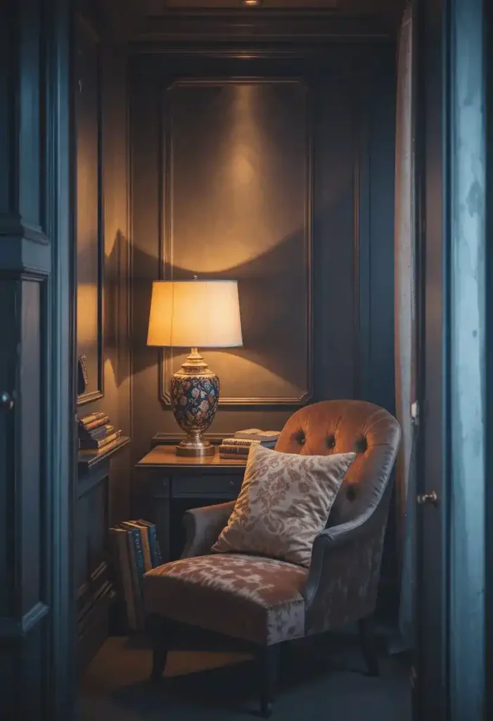 Dark Moody Reading Corner
