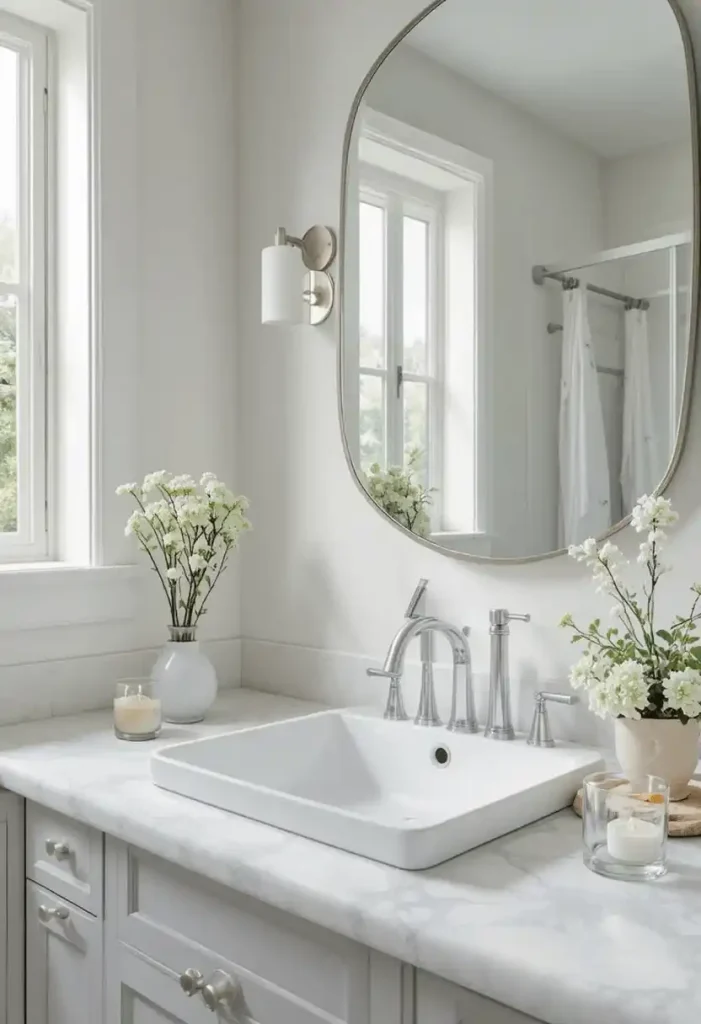 White Ceramic Sink