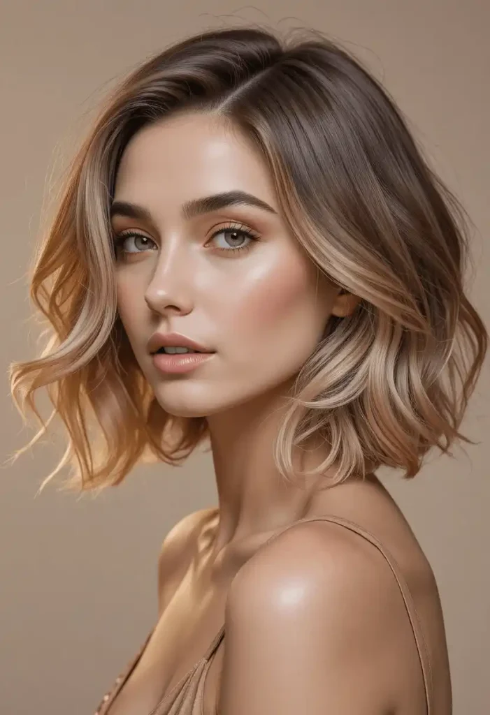How to Get a Soft Face-Framing Butterfly Cut for Round Faces
