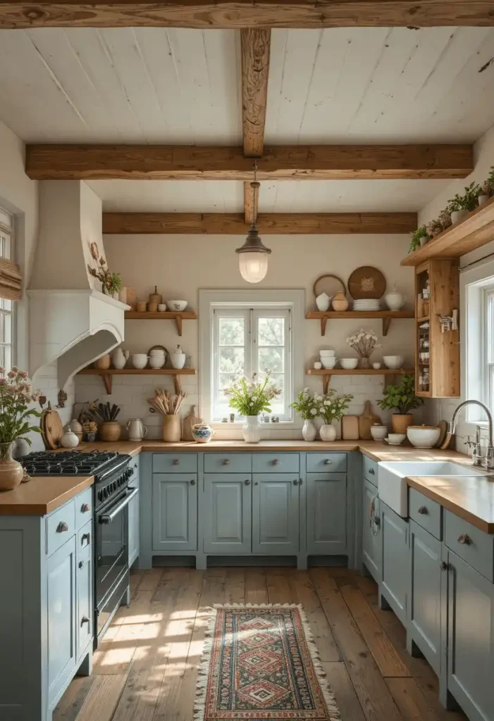 Cottage-Inspired Cute Kitchen Look