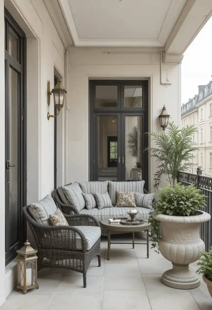 How to Use Vintage Details Without Making the Balcony Look Outdated