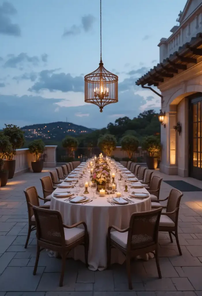 How to Create a Terrace Dining Area for Summer Nights