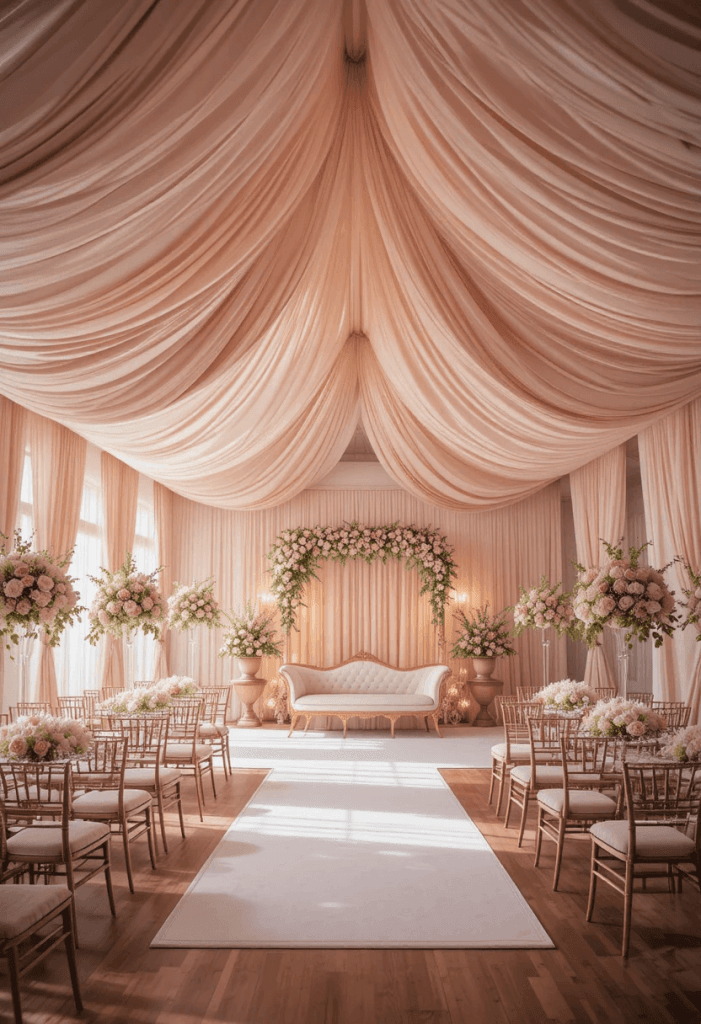 How to Use Draping and Fabric for an Elegant Party Look