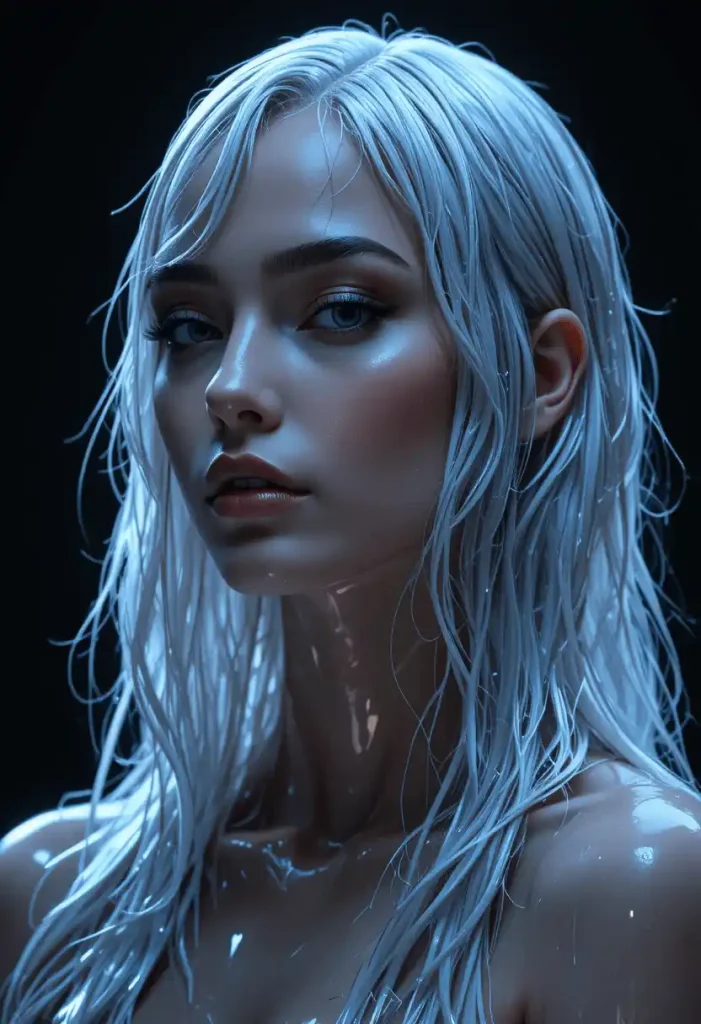 How to Add Drama with Wet-Look Glam Hair