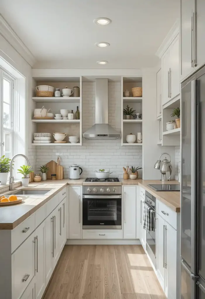 Compact Open Kitchen Efficiency Design