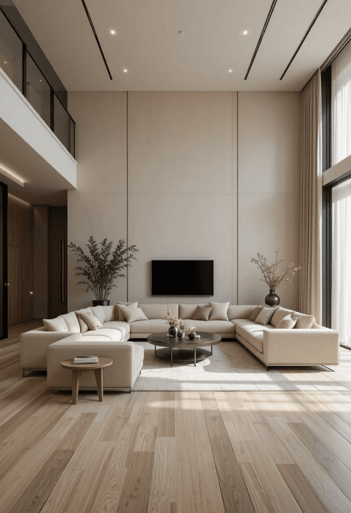 Beige and Black Accent Balance