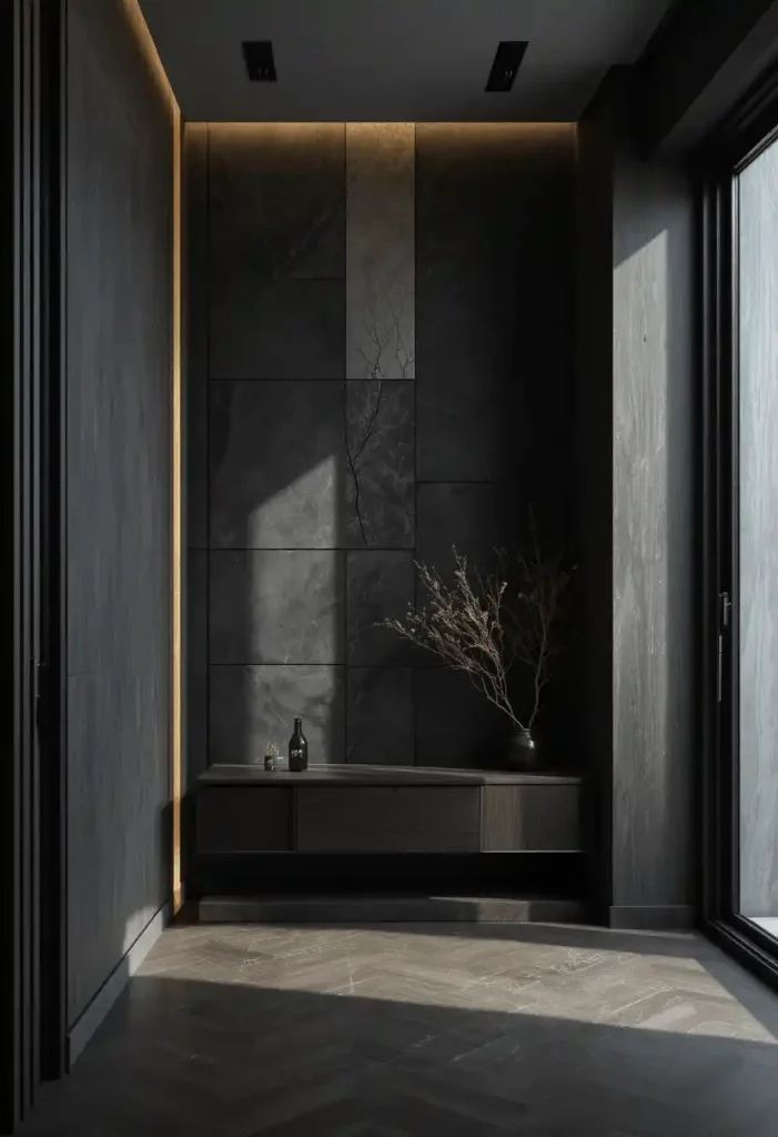 How to Make Apartment Corners Feel Deeper with Dark Color Contrast