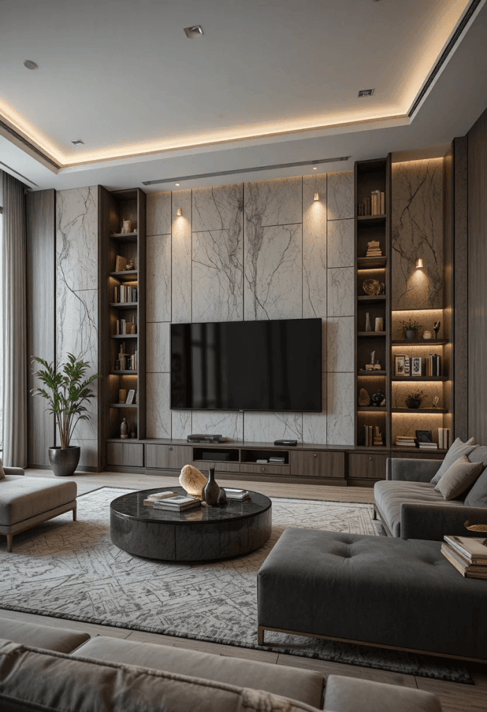 How to Make a TV Wall Feel More Architectural