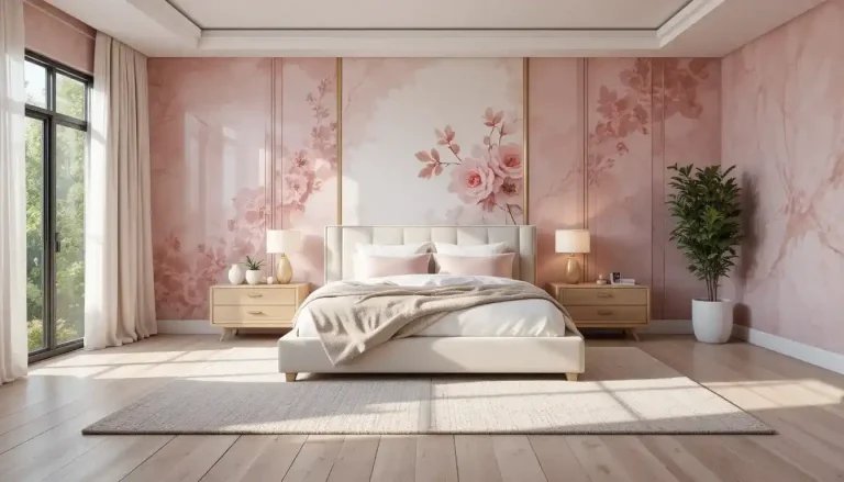 Pink Wallpaper Bedroom Ideas