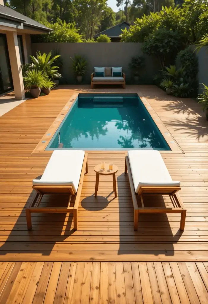 Wraparound Timber Deck