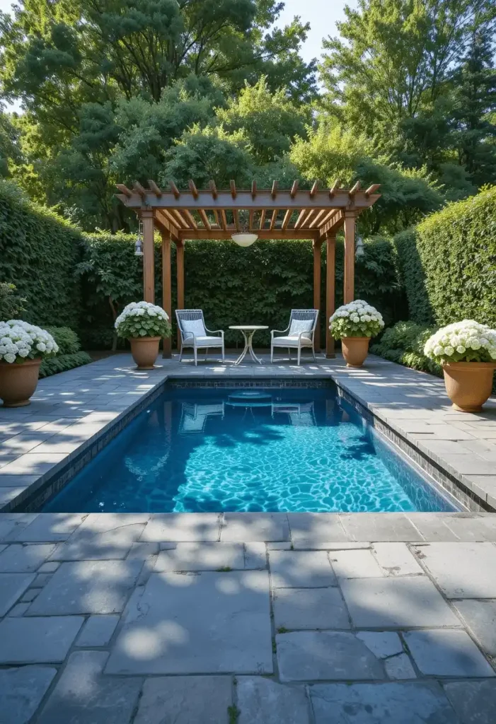 Natural Stone Pool Deck