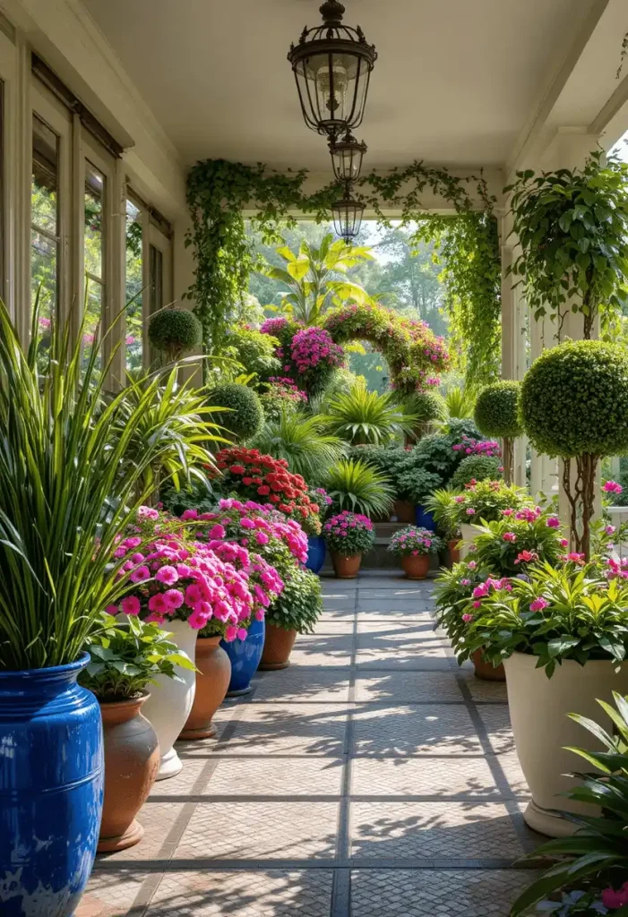 Incorporate Potted Plants and Flowers