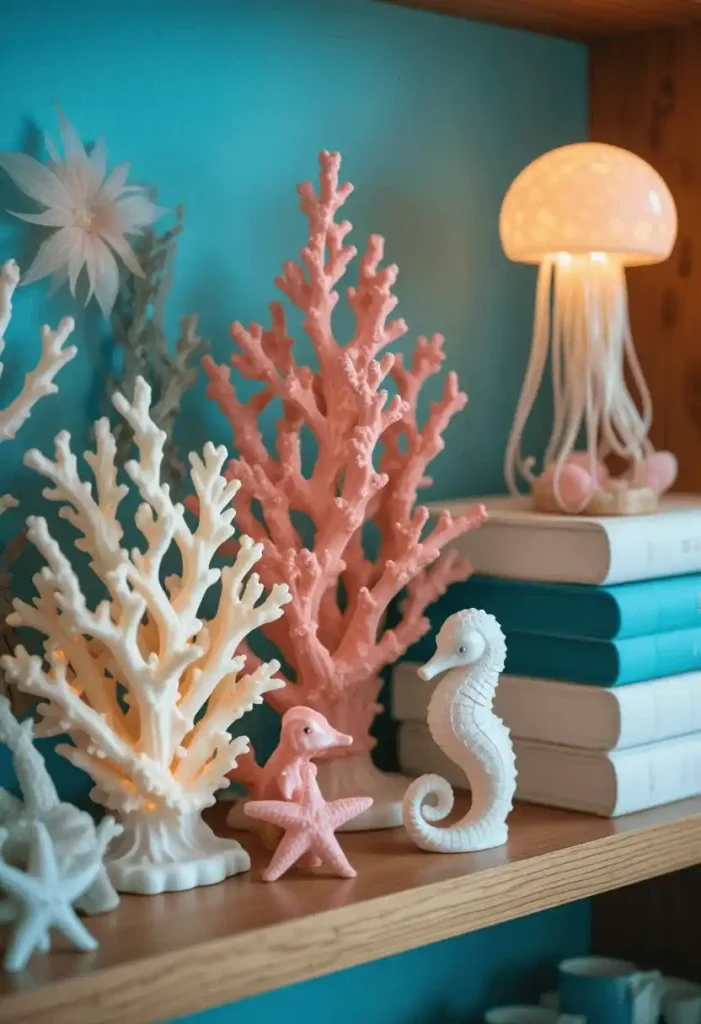 Coral and Sea Creature Sculptures