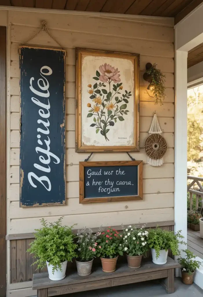 Add a Chalkboard or Outdoor Art