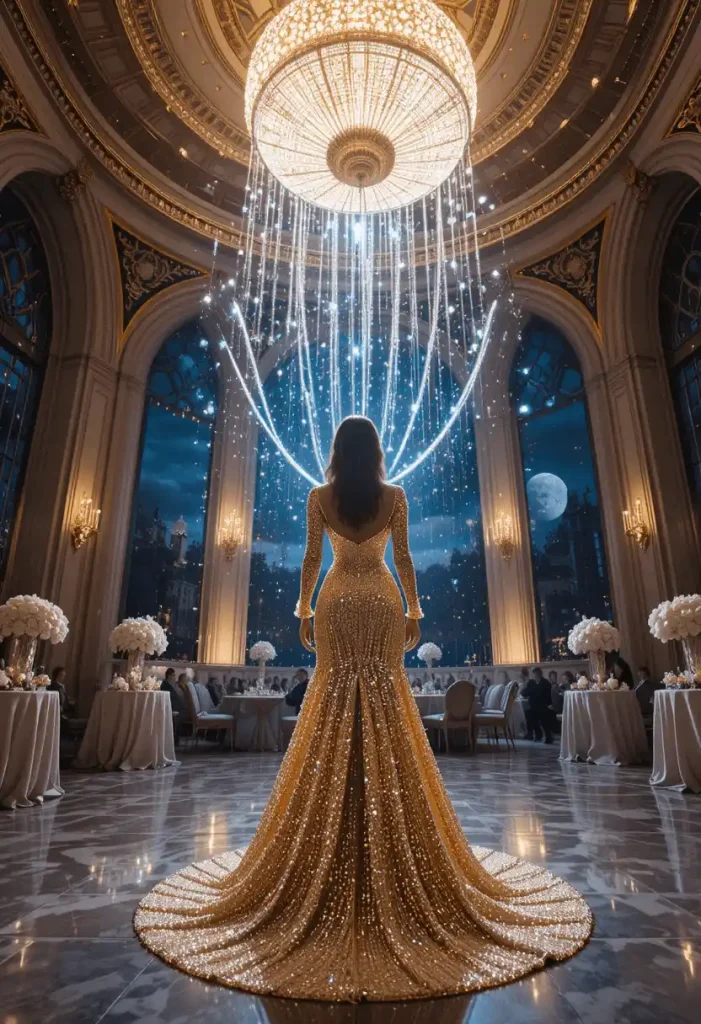 Sequin and Embellished Dress