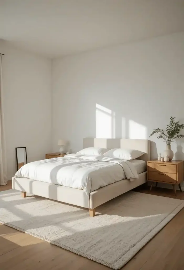 White Bedroom That Stays Soft, Not Sterile