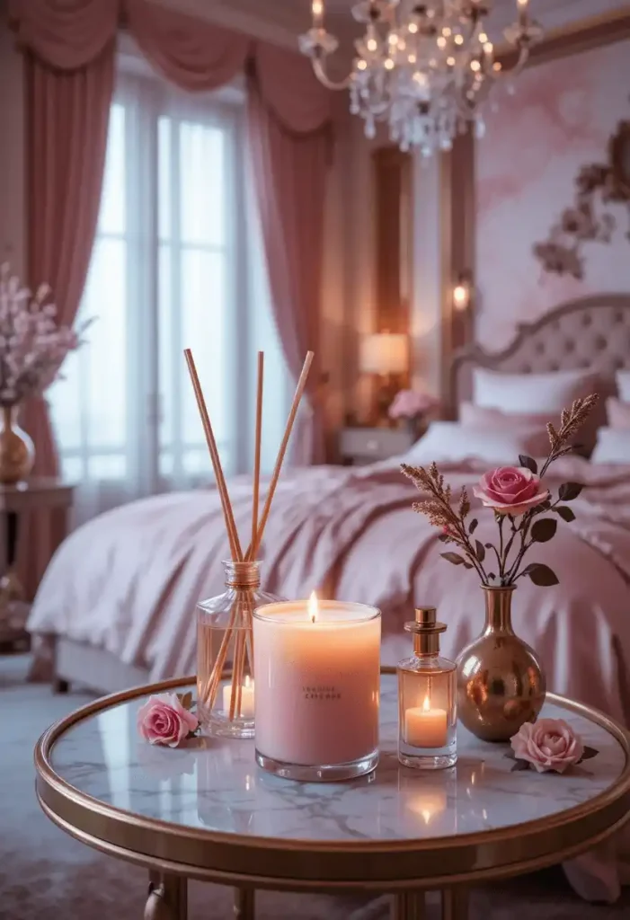 Pink Aromatherapy and Scented Candles