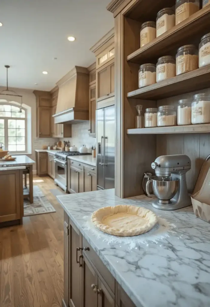 Pantry with Dedicated Baking Station