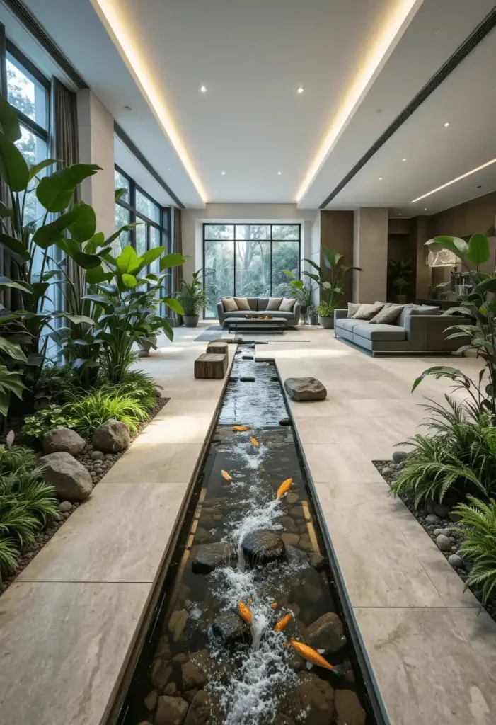 Indoor Stream and Pond System